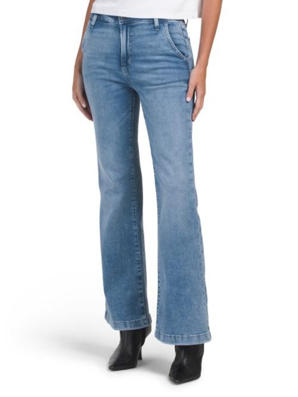 JOE'S High Rise Flare Petite Trousers